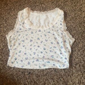 Floral crop top